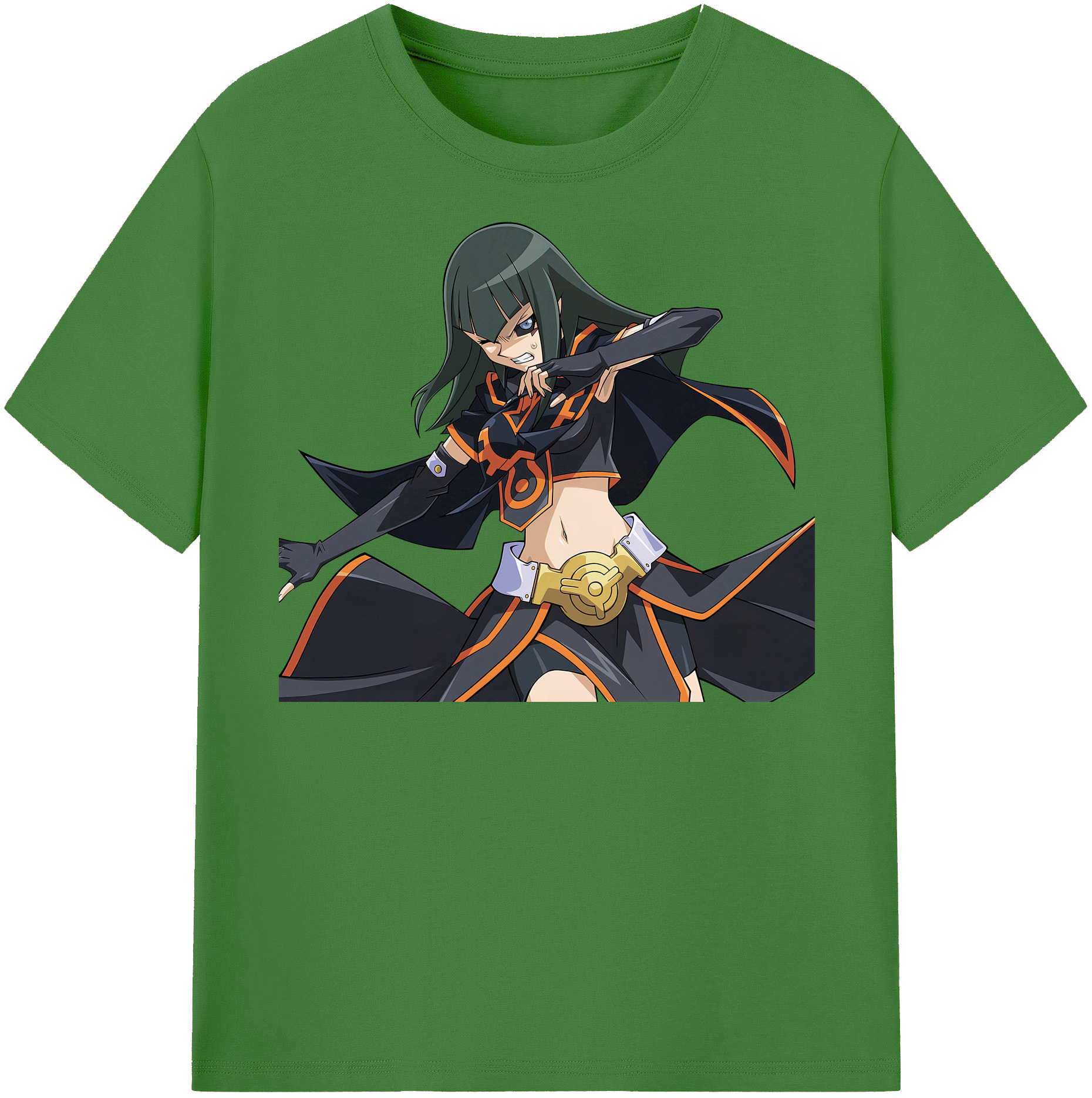 （画像用） 遊☆戯☆王 Yu-Gi-Oh! レディースカジュアルプリントTシャツ（綿100％）